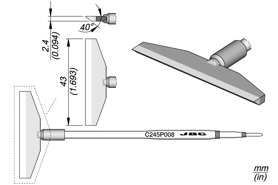 C245P008 - Blade Cartridge 43